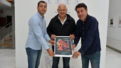 El asesor Diego Enrique �lvarez, el alcalde de Cartelle, Jaime Sousa, y el organizador del torneo, Jos� �ngel Vali�as, Tafa.
