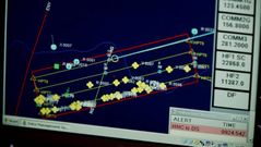 Objetos hallados en la zona de b�squeda