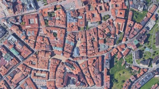 Mapa a�reo de Oviedo