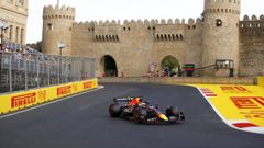 Max Verstappen.Max Verstappen, l�der del mundial de F1, durante el GP de Azerbaiy�n 2023 de F�rmula 1