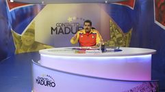 Nicols Maduro en su programa  En contacto con Maduro 