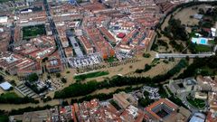 Una inundaci�n sin precedentes en Navarra