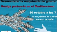 Convocatoria de acto simb�lico en los jardines de la Reina, en Gij�n, contra el genocidio palestino