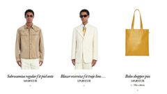 Tres de las prendas m�s caras de la colecci�n: una sobrecamisa de ante, una blazer de lino y un bolso estilo �shopper�.