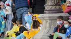 Entroido en la Praza Maior de Lugo