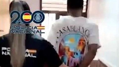 Imagen del detenido en comisar�a