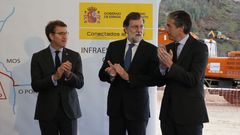 Rajoy anuncia una alternativa al tramo de curvas de la A-55 en Mos