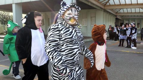 Fiestas de carnavales en los colegios de Barbanza