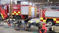 Foto de archivo del parque municipal de bomberos de A G�ndara.