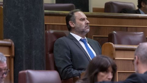 El exministro de Transportes Jos Luis balos, el 22 de octubre durante una sesin en el Congreso de los Diputados.