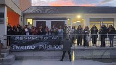 Protesta�del profesorado Vales Villamar�n