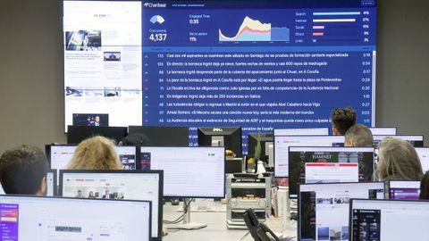 Imagen de la Redacci�n central de La Voz de Galicia en Sab�n (Arteixo).