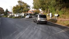 Cruce en el que termina la autov�a y la carretera de Friol para acceder a la provincial que lleva a Palas de Rei