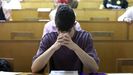 Imagen de archivo de un alumno durante el examen de selectividad del pasado junio
