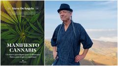 Steve DeAngelo, retratado en Marruecos. A la izquierda, portada del libro.