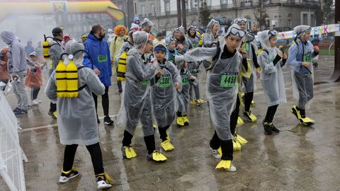 Novena edici�n de la carrera ENKI en A Coru�a con �xito de participaci�n