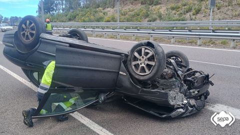 Veh�culo accidentado