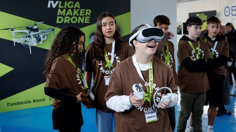 Final de la cuarta edici�n de la Liga Maker Drone, de la Fundaci�n Barri� y de ITG