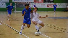 Rikelme durante el encuentro frente al Timnas Futsal.