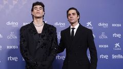 Los directores de cine Javier Calvo (i) y Javier Ambrossi (d)  Los Javis  