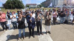 Mercedes Tob�o, N�stor Rego, Ana Pont�n e Carmela Franco, en As Pontes