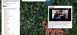 Las localizaciones en el mapa creadas en el proyecto contienen textos y a veces fotos y v�deos.