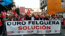 Manifestacin de los trabajadores de Duro Felguera en Oviedo