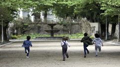 Ni�os jugando en Santiago