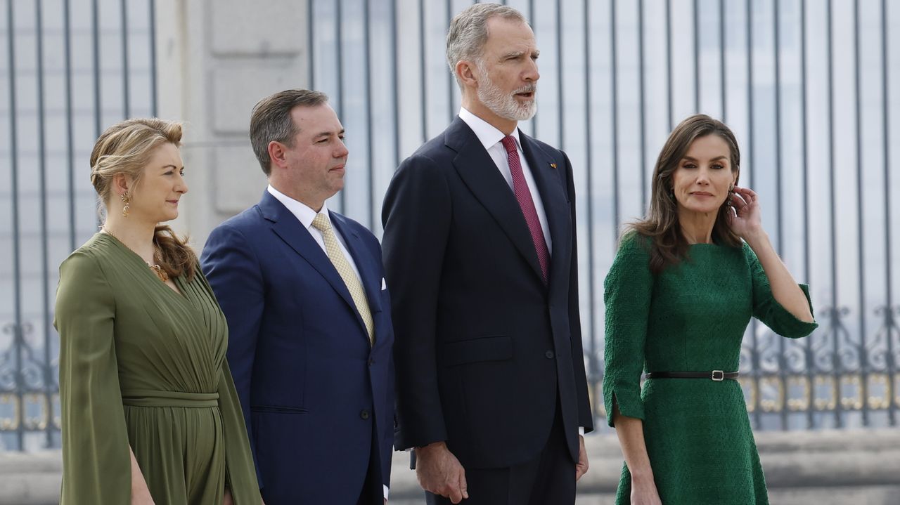 Los reyes reciben a los Grandes Duques de Luxemburgo, de visita oficial en España