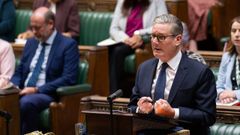 El ex primer ministro Keir Starmer, durante una comparecencia en la C�mara de los Comunes en julio
