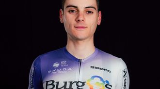 O ciclista vilagarci�n Mart�n Rey estr�ase no pelot�n profesional nas filas do Burgos Burpellet BH.