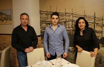 Manuel Antelo, camari��n, y Rosa Lema, muxiana, con su hijo Alfonso. 