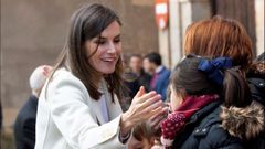 Letizia Ortiz recicla un abrigo del a�o 2005