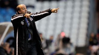Miguel ngel Lotina, en un encuentro como entrenador del Deportivo.