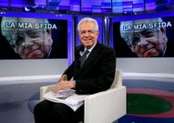 Monti, ayer en el programa  �Uno Mattina�, en Roma.