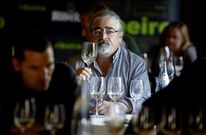 Luis Paad�n, en una de las catas itinerantes de Gallaecia por las distintas denominaciones. 