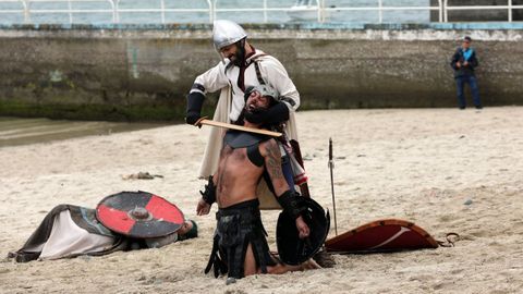 Recreación en la fiesta normanda.