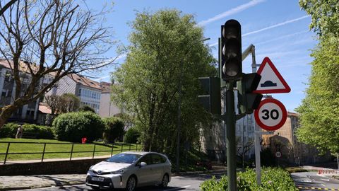 Semáforos inoperativos en Santiago