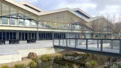 Edificio de la empresa Hijos de Rivera en el pol�gono de A Grela.