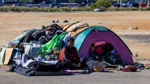 Desplazados por el conflicto en Oriente Medio.