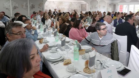 Celebracin del 25 aniversario de la asociacin AMICOS en el  Restaurante Trapeiro, Lousame
