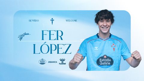 Imagen del anuncio del regreso al Celta de Fer L&oacute;pez.