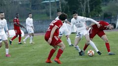 Imagen del partido disputado entre el Noia y el Sof�n en el Julio Mato Matito