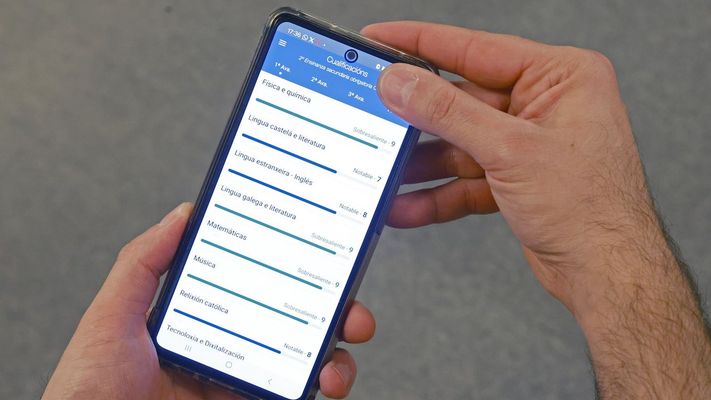 La aplicaci�n Abalar de la Xunta de Galicia, usada por la comunidad educativa