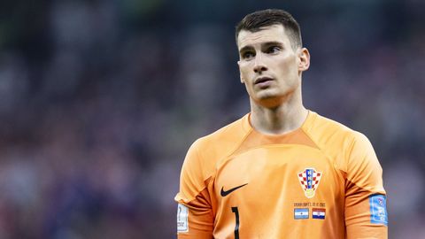 Dominik Livakovic, durante el Mundial de Qatar, con la selecci�n de Croacia.