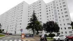 Grupo de viviendas ya rehabilitadas en el barrio de las Flores