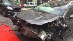 Accidente en la avenida de Fisterra