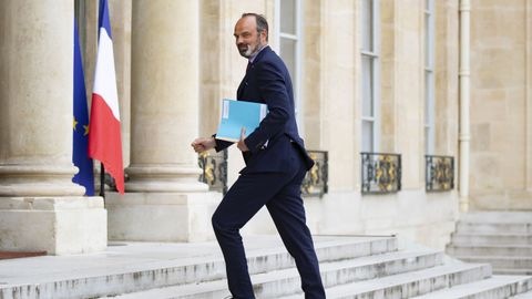 El hasta ahora primer ministro franc�s Edouard Philippe