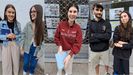 De izquierda a derecha Rita Lpez, Nerea lpez, Aroa Fuentes, Breogn Janeiro y Ariadna Santos.