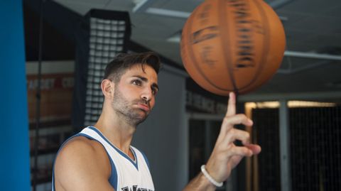 Ricky Rubio, durante el d�a abierto a los medios en los Minnesota Timberwolves